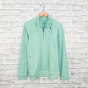 SCOTTeVEST Women's Weekender 2 Pocket 1/4 zip pullover sweater S